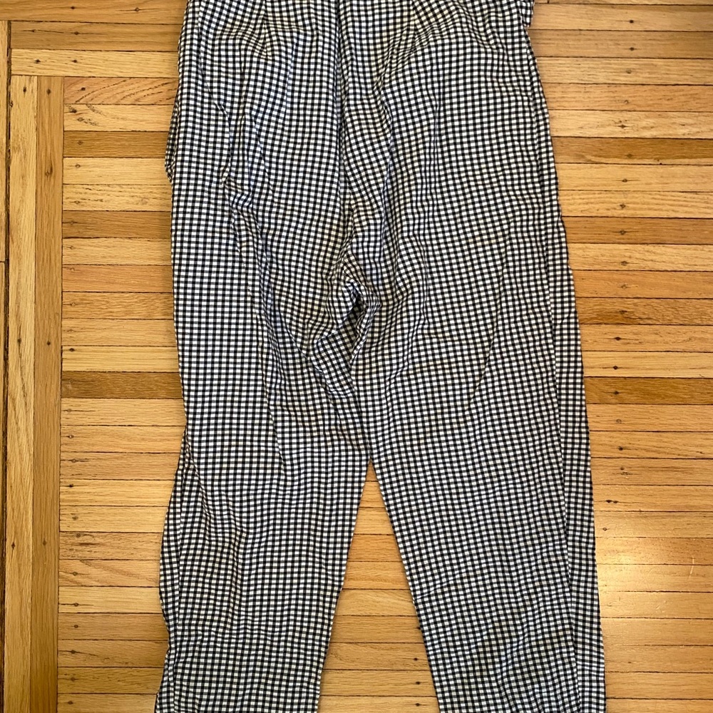 Free People Checkered Bow Pants - Picture 2 of 3